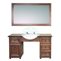 Мужское зеркало барбер с раковиной