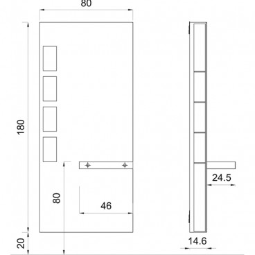 Зеркало парикмахерское &quot;Experience Station&quot;