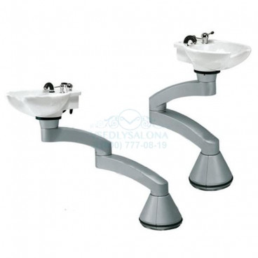 Мойка парикмахерская SWING PLUS - белая раковина