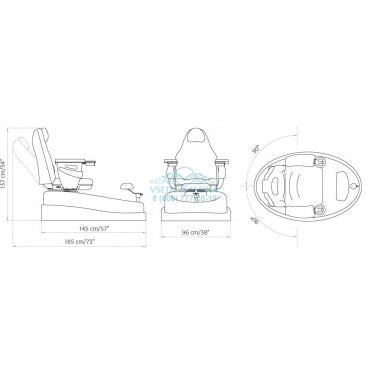 Педикюрный СПА комплекс &quot;PEDI SPA&quot; с гидромассажной ванной
