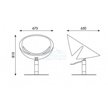 Кресло парикмахерское SUNNY