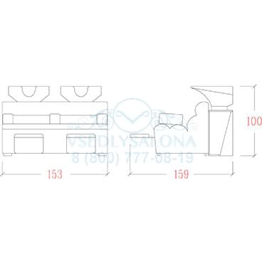 Мойка парикмахерская NAPOLEONE RELAX