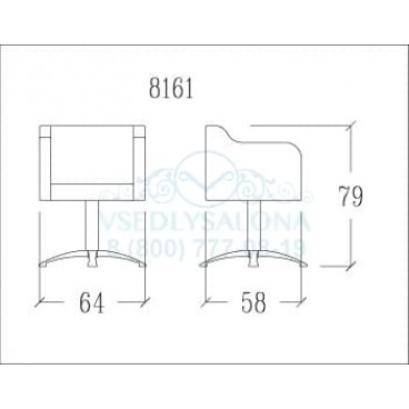 Кресло парикмахерское MUSA