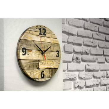 Часы настенные для барбершопа Edmond