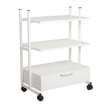 Тележка косметологическая &quot;Трио 2&quot; с ящиком