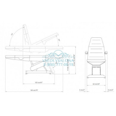 Кресло косметологическое &quot;LEMI 3&quot;