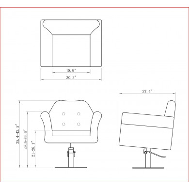 Парикмахерское кресло &quot;Otto&quot;