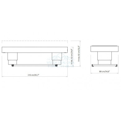 Массажная кушетка Spa dream Q