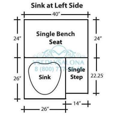 Педикюрное спа кресло GS Selena 