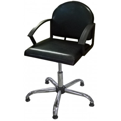 Парикмахерское кресло Эко пневматическое хром